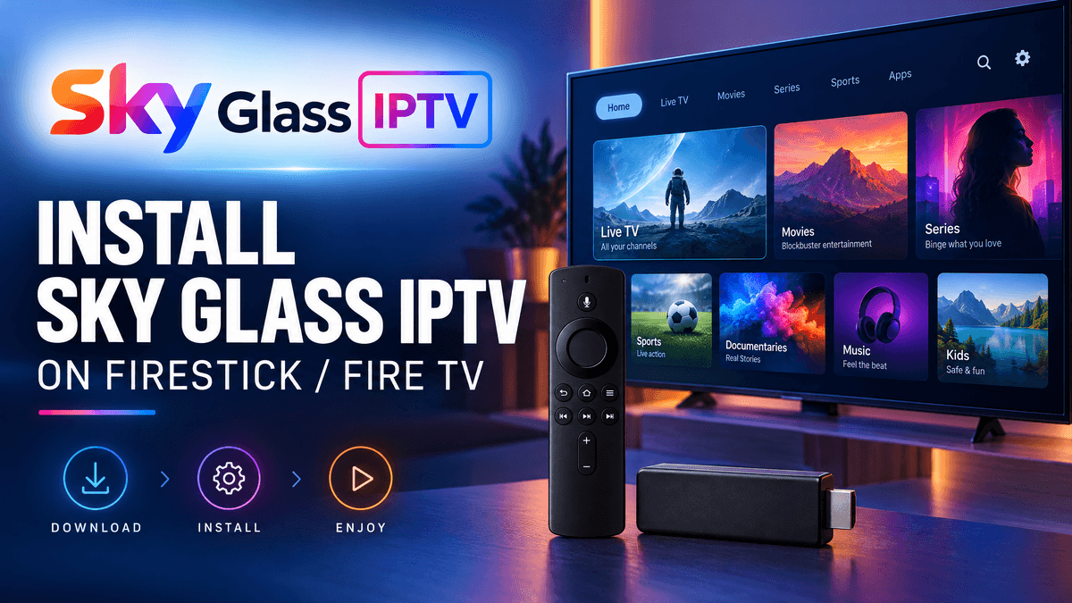 Sky Glass IPTV on Amazon Firestick installation guide