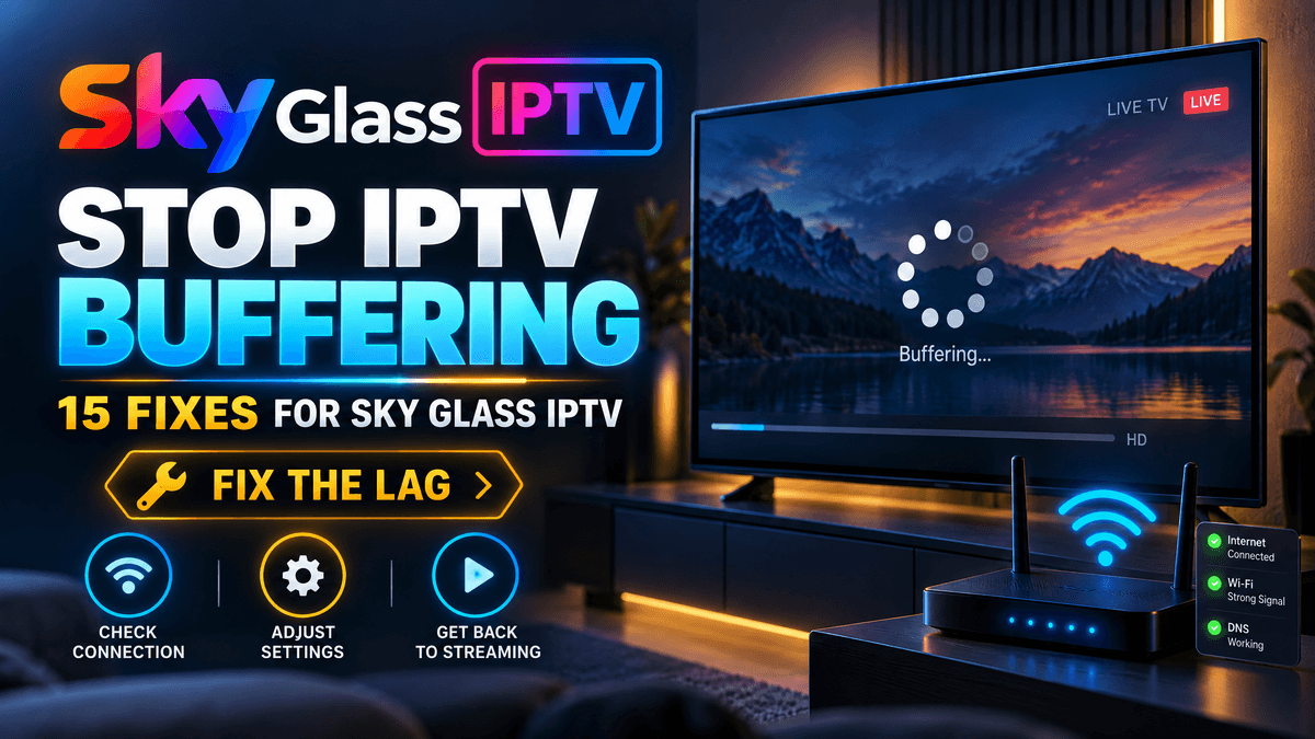 Sky Glass IPTV buffering fixes guide